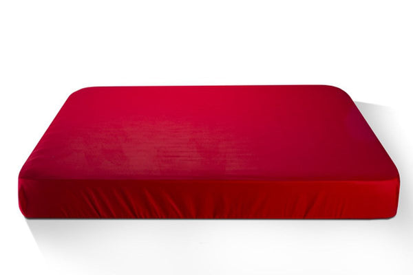 Чаршаф с ластик памучен сатен Cotton Red