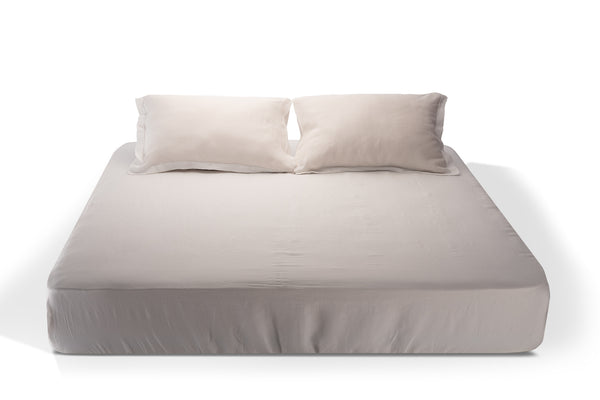 Чаршаф с ластик от лен Linen White