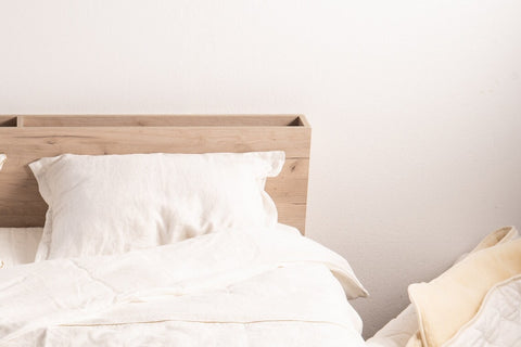 Спален комплект от лен Linen White
