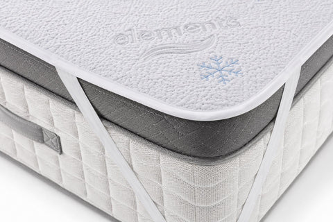 Близък план на охлаждащия плат Elements™ на протектора Cool Sense Elements