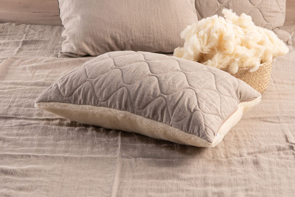 Възглавница Woolland Linen and Wool Duo