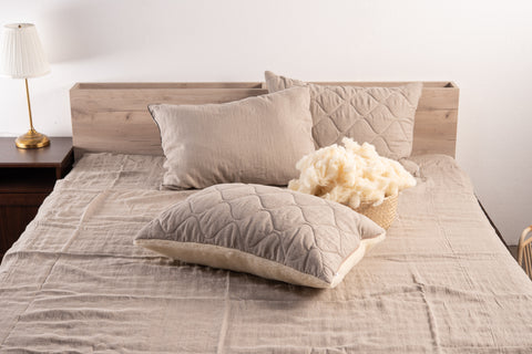 Възглавница Woolland Linen and Wool Duo